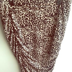 Vince Camuto leopard pencil skirt